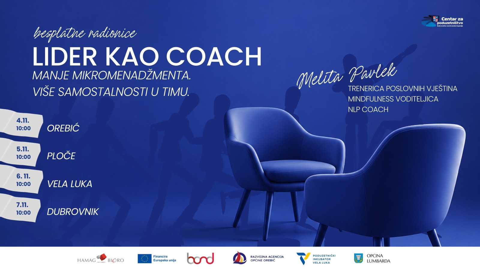 „LIDER KAO COACH“ – OREBIĆ, PLOČE, VELA LUKA I DUBROVNIK.